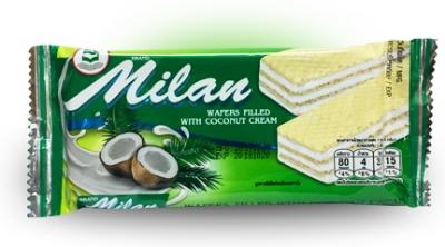 Вафли с кокосом "Milan Wafer Coconut" 16 грамм