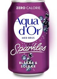 Напиток Aqua d Or Blaber and Solber черника и черная смородина 330 мл
