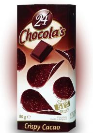 Шоколадные чипсы 24 Chocola’s Crispy Cacao 80 грамм