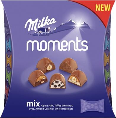 Шоколадные конфеты Milka Moments Mini Mix 97 грамм