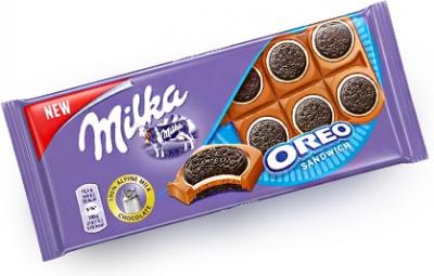 Шоколад Milka Oreo Sandwich (Орео Сендвич) 92 грамм