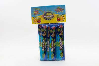 Кислая жевательная конфета Кислошок - фруктовая дорожка 10 со вкусом тутти-фрутти (Россия) 120г